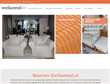 Tablet Screenshot of oorfauteuil.nl